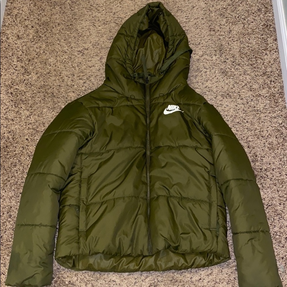 Reversible Army Green Nike Jacket
